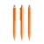 prodir DS4 PMM Push pen,  Oranje-Silver galvanised chrome