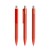 prodir DS4 PMM Push pen,  Rood-Silver galvanised chrome