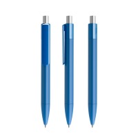 prodir DS4 PMM Push pen, Atlantic  Blauw-Silver galvanised satin