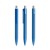 prodir DS4 PMM Push pen, Atlantic  Blauw-Silver galvanised chrome