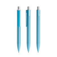 prodir DS4 PMM Push pen, Dusty  Blauw-Silver galvanised satin