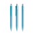 prodir DS4 PMM Push pen, Dusty  Blauw-Silver galvanised chrome