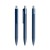 prodir DS4 PMM Push pen, Sodalite  Blauw-Silver galvanised chrome