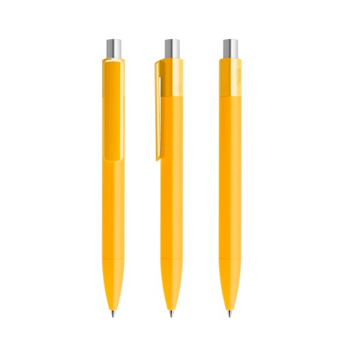 prodir DS4 Soft Touch PRR Push Kugelschreiber, Gelb-Silber galvanisiert Satin prodir DS4 Soft Touch PRR Push Kugelschreiber, Gelb-Silber galvanisiert Satin