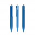 prodir DS4 Soft Touch PRR Push Kugelschreiber, Atlantic Blue-Silver galvanised satin