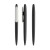 prodir DS5 Soft Touch TRR-P Twist ballpoint pen, Black-White