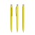 prodir DS8 PMM Push ballpoint pen, Lemon-Silver satin finish