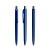 prodir DS8 PPP Push pen, Navy  Blauw-Silver chrome finish