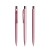 prodir DS8 Soft Touch PRR Push ballpoint pen, Rosé-Silver chrome finish