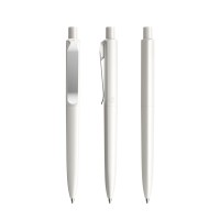 prodir DS8 PSP Push ballpoint pen, White-Silver