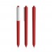 Pigra P03 Push ballpoint pen, Red-White