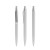 prodir QS01 PMS Push ballpoint pen, Concrete Grey-Silver