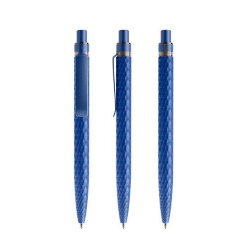 prodir QS01 PQS Push ballpoint pen, Sideral Blue- Sideral Blue satin finish