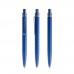 prodir QS01 PQS Push ballpoint pen, Sideral Blue- Sideral Blue satin finish