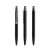 prodir QS01 PQS Push ballpoint pen, Black Carbon-Graphite satin finish