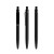 prodir QS01 PQS Push ballpoint pen, Black Carbon-Black satin finish