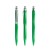 prodir QS20 PMS Push pen, Bright  Groen-Silver satin finish
