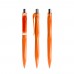 prodir QS20 PMT Push pen,  Oranje-Silver chrome finish