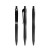 prodir QS20 Soft Touch PRP Push pen,  Zwart
