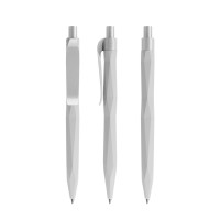prodir QS20 Soft Touch PRP Push pen,  Betongrijs