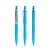 prodir QS20 Soft Touch PRS Push ballpoint pen, Cyan Blue