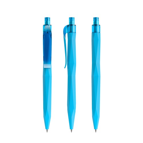 prodir QS20 Soft Touch PRT Push ballpoint pen, Cyan Blue prodir QS20 Soft Touch PRT Push ballpoint pen, Cyan Blue