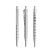 prodir QS40 PMP Push pen,  Betongrijs-Silver satin finish
