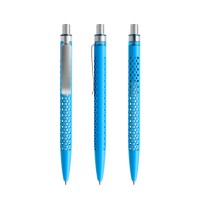 prodir QS40 PMS Push pen, Cyan Blauw-Silver satin finish