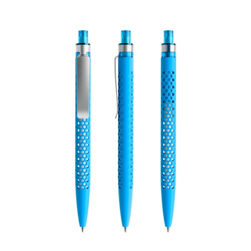 prodir QS40 Soft Touch PRS Push pen, Cyan  Blauw