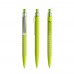 prodir QS40 Soft Touch PRS Push ballpoint pen, Yellow Green