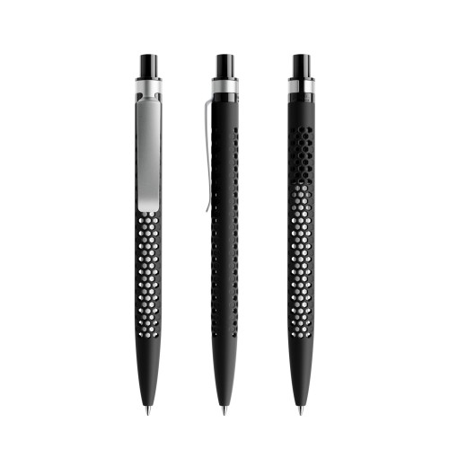 prodir QS40 Soft Touch PRS Push ballpoint pen, Black