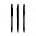 prodir QS40 Soft Touch PRS Push pen,  Zwart- Zwart satin finish