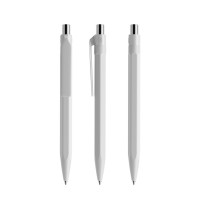 prodir QS50 PMP Push pen,  Betongrijs-Silver chrome finish
