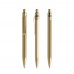 Prodir QS50 PQS Stone Push ballpoint pen, Gold-Gold satin finish