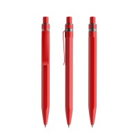 Prodir QS50 PQS Stone Push ballpoint pen, Red Jasper-Red Jasper satin finish