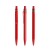Prodir QS50 PQS Stone Push ballpoint pen, Red Jasper-Red Jasper satin finish