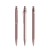 Prodir QS50 PQS Stone Push ballpoint pen, Rose Quartz-Rose Quartz satin finish