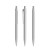 prodir QS50 Soft Touch PRP Push pen,  Betongrijs-Silver satin finish