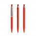 prodir QS50 Soft Touch PRS Push ballpoint pen, Red