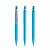 prodir QS50 Soft Touch PRS Push ballpoint pen, Cyan Blue