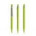 prodir QS50 Soft Touch PRS Push ballpoint pen, Yellow Green