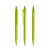 prodir QS50 Soft Touch PRT Push ballpoint pen, Yellow Green-Silver satin finish