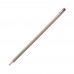 Pencil with rubber, brown