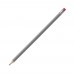 Pencil with rubber, grey
