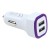 USB charging adapter KFZ Fruit, violet