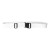 Adjustable luggage strap Moordeich, white