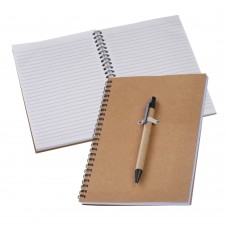 A5 Eco schrijfblok Kentwood, bruin