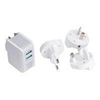 Traveladapter Antwerp, weiss