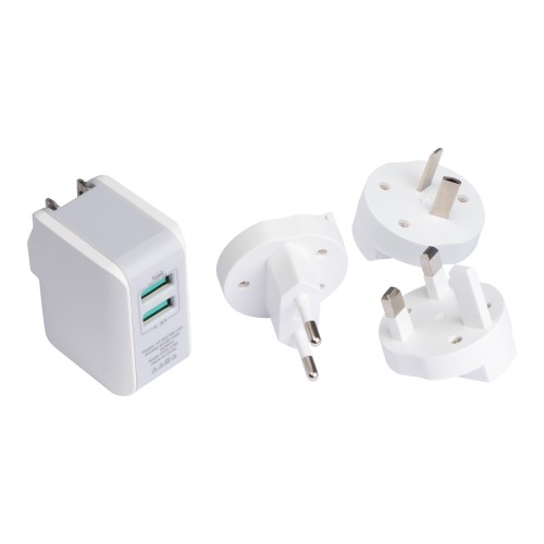 Traveladapter Antwerp, weiss Traveladapter Antwerp, weiss