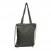 Tas van gerecycled katoen Addison, zwart